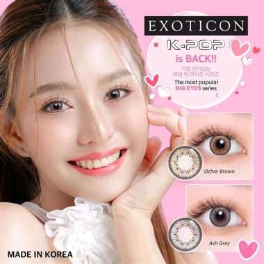 Softlens New Kpop by exoticon Minus Ash Grey