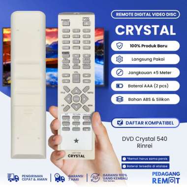 Remot Remote DVD Crystal 540 / Rinrei