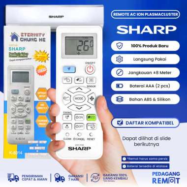 Remot Remote AC Sharp Ion Plasmacluster Standard / Inverter Universal