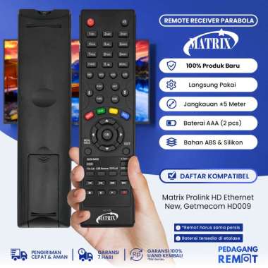 Remot Remote Receiver Parabola Matrix Prolink HD Ethernet New