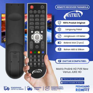 Remot Remote Receiver Parabola Matrix Prolink HD PVR New Original