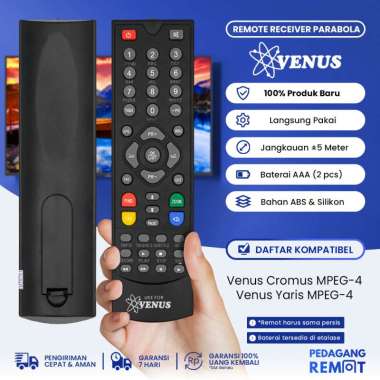 Remot Remote Receiver Parabola Venus Cromus MPEG-4 / Venus Yaris MPEG4
