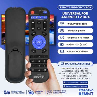 Remot Remote STB Android TV BOX Universal MeeCool BB2 T96 Max X96H Dll