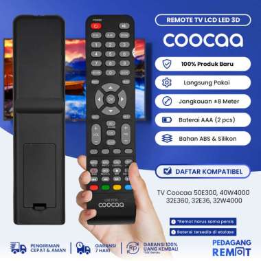 Remot Remote TV Coocaa LCD LED 3D