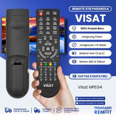 Remot Remote STB Receiver Parabola Visat MPEG4
