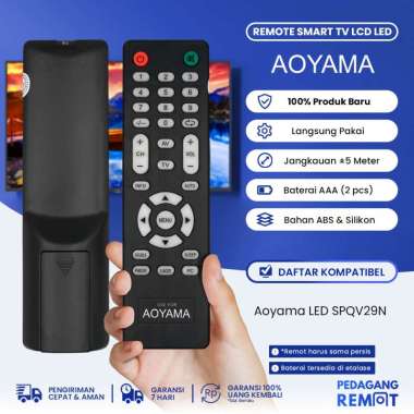 Remot Remote TV Aoyama LCD LED SPQV29N