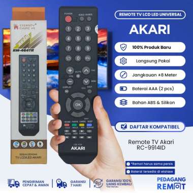 Remot Remote TV Akari LCD / LED Multi Universal