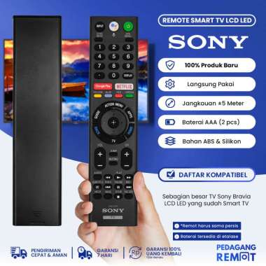 Remot Remote TV Sony Bravia LCD LED Smart TV RMF-TX300U RMF-TX300P