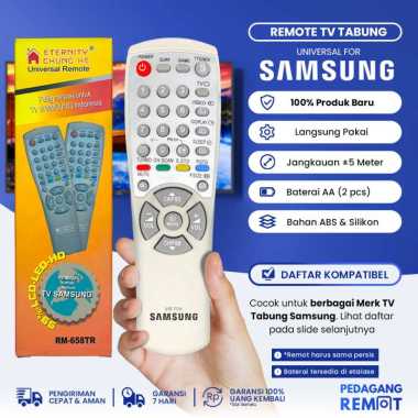 Remot Remote TV Samsung Tabung Flat Slim Multi Universal