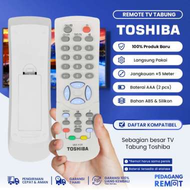 Remot Remote TV Toshiba Tabung Bomba CT-90119