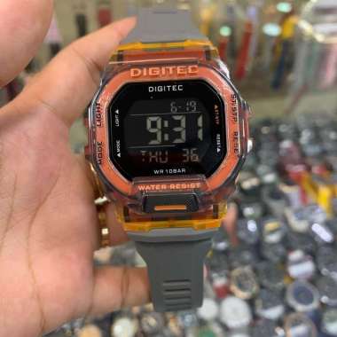 original 100% Jam Tangan Pria Digitec 5169 Digital DG-5169 / DG5169 DG-5169T Merah