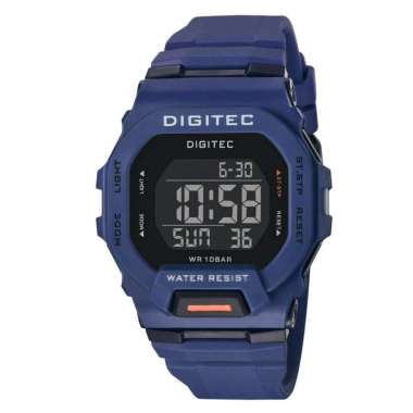 original 100% Jam Tangan Pria Digitec 5169 Digital DG-5169 / DG5169 DG-5169T Biru