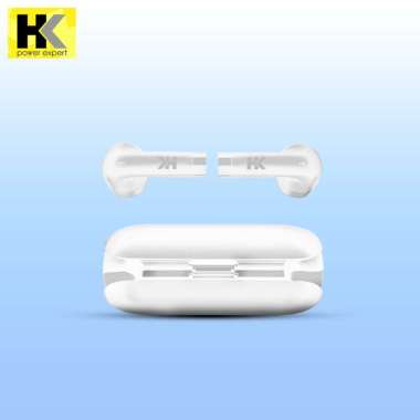 HK BT60 True Wireless Bluetooth Earphone Headphone Headset TWS Putih
