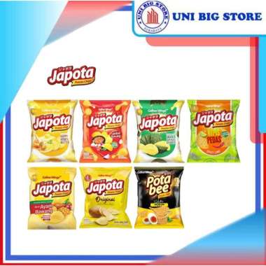 JAPOTA Potato Chips Honey Butter Seaweed Sambal Bawang 68 gr Keripik Honey Butter