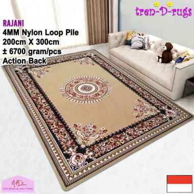 Tren-D-rugs Karpet eropa jumbo vintage modern alas lantai ruang tamu tidur 200 cm x 300 cm - NMs Ori
