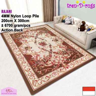 Tren-D-rugs Karpet eropa jumbo vintage modern alas lantai ruang tamu tidur 200 cm x 300 cm - NMs Jel