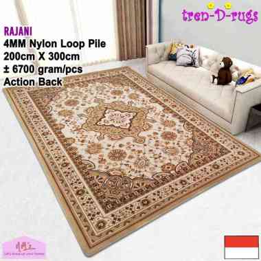 Tren-D-rugs Karpet eropa jumbo vintage modern alas lantai ruang tamu tidur 200 cm x 300 cm - NMs Gin
