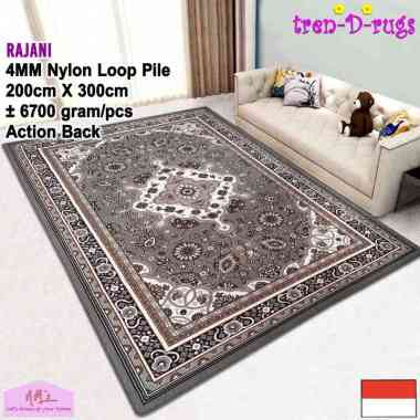 Tren-D-rugs Karpet eropa jumbo vintage modern alas lantai ruang tamu tidur 200 cm x 300 cm - NMs Gin