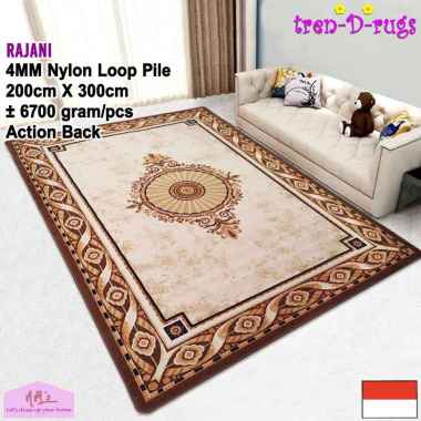 Tren-D-rugs Karpet eropa jumbo vintage modern alas lantai ruang tamu tidur 200 cm x 300 cm - NMs Ani