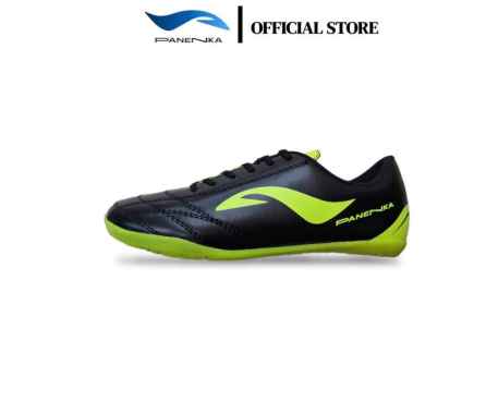 PANENKA - Sepatu Futsal Anak Anak Panenka JR Profesional Black Green 28