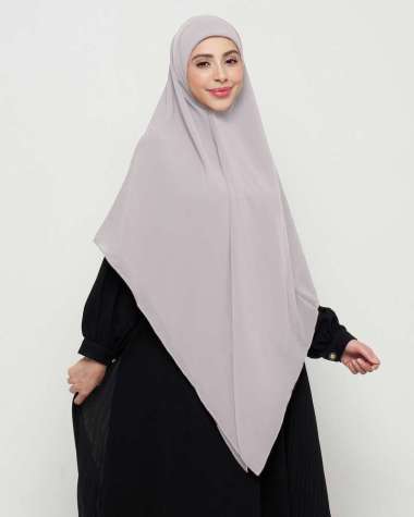 Zeta Scarves - Zura Syar'i Scarf / Hijab segiempat / Hijab Polos Syar'i Lilac