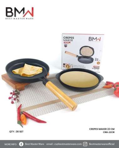 Suggo Crepes Maker 22cm Wajan Kwalik Cetakan Kulit Risoles Leker