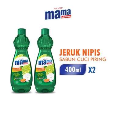 Mama Lemon Jeruk Nipis Botol 400 mL [2 pcs]