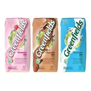 Promo Harga Greenfields UHT Choco Malt 200 ml - Blibli