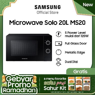Samsung Microwave Oven Solo, 20L - MS20A3010AL/SE