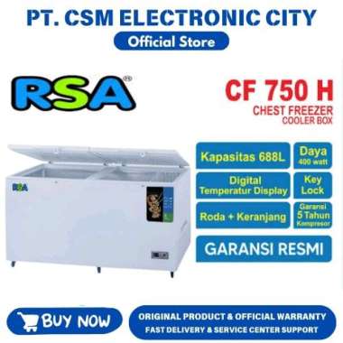 RSA CF-750H (715 Liter) CHEST FREEZER BOX [GARANSI RESMI]