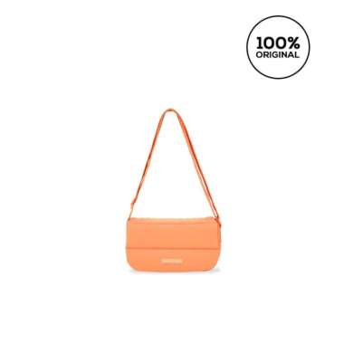 Beyond The Vines BTV Pocket Poofy Shoulder Bag - Neon Orange