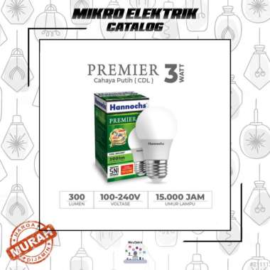 Hannochs Premier Lampu LED [3W] White