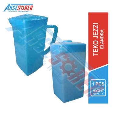 Aksesoren Teko Jezzi Elandra / Ketel Plastik Tebal / Eskan Cantel Murah / Tempat Air Minum 1 Set