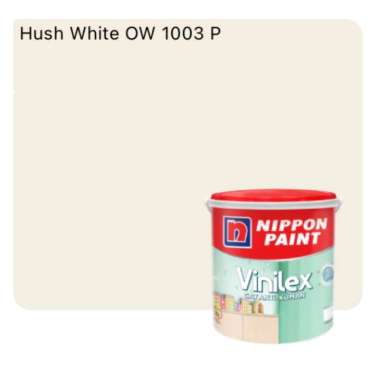 Nippon Paint Vinilex Silver Ion Tinting Cat Tembok [25kg] OW 1003P Hush White