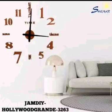 AA - Jam Dinding DIY Besar / Jam Dinding Raksasa / Jam Dinding Besar 3D Diameter 3262