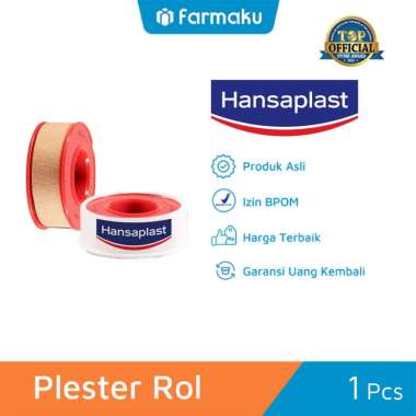 Hansaplast Kain Roll 1.25cm x 5m - Plester Perekat untuk Kasa dan Luka