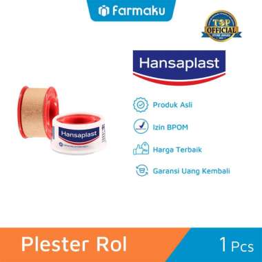 Hansaplast Plester Rol Kain Kecil - Perekat Kasa Pembalut Luka