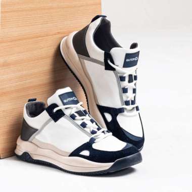 Guten Inc 40-44 BW-NAVY - Sepatu Sneakers Casual Guten Inc 44
