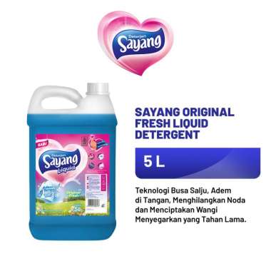Sayang Original Fresh Liquid Detergent 5 Liter