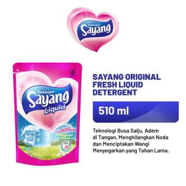 Sayang Original Fresh Liquid Detergent 510ML