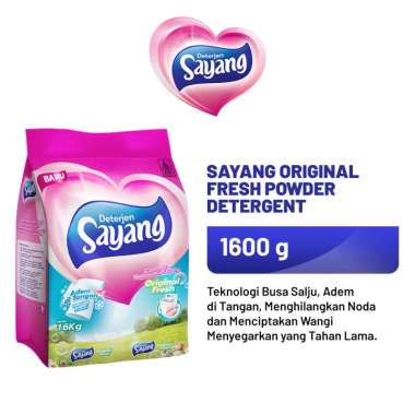 Sayang Original Fresh Powder Detergent 1600 GR