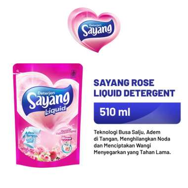 Sayang Rose Liquid Detergent 510ML