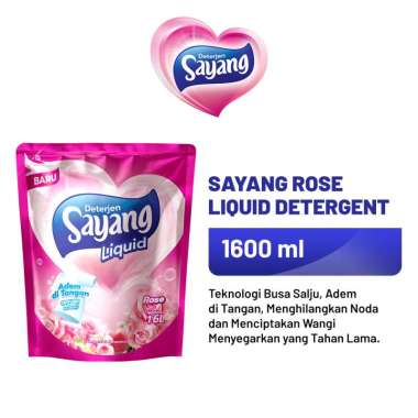 Sayang Rose Liquid Detergent 1600ML