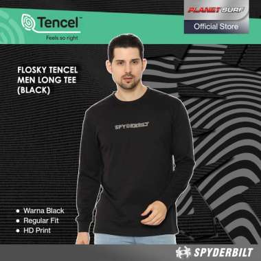 Spyderbilt Kaos Lengan Panjang Pria Flosky Men Long Tee Planet Surf S