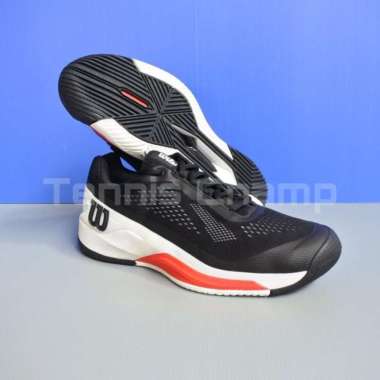 Sepatu Tenis Wilson Rush Pro 4.0 Black/ Tennis Shoes Wilson Original 41 1/3