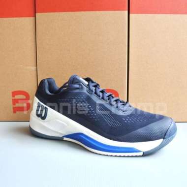 Sepatu Tenis Wilson Rush Pro 4.0 Navy Blazer White/Original Tennis Shoes 41.3