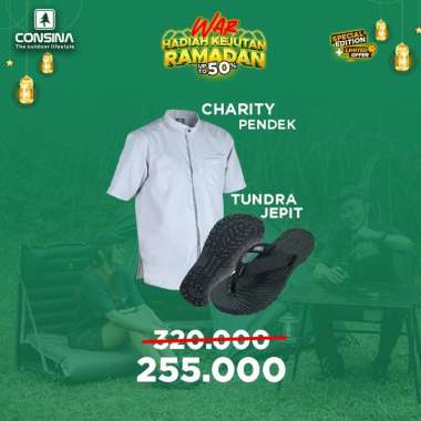 Consina Charity Kemeja Koko Lengan Pendek Pria M