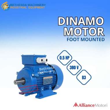 Motor dinamo Alliance 0.5HP 1500RPM motor dinamo 0.5 PK 370 watt 3 phase