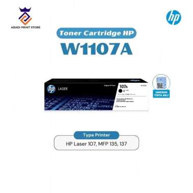 Toner HP W1107A (107A) Hitam
