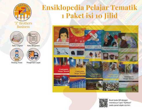 Ensiklopedia Pelajar Tematik - 1 Paket isi 10 Jilid